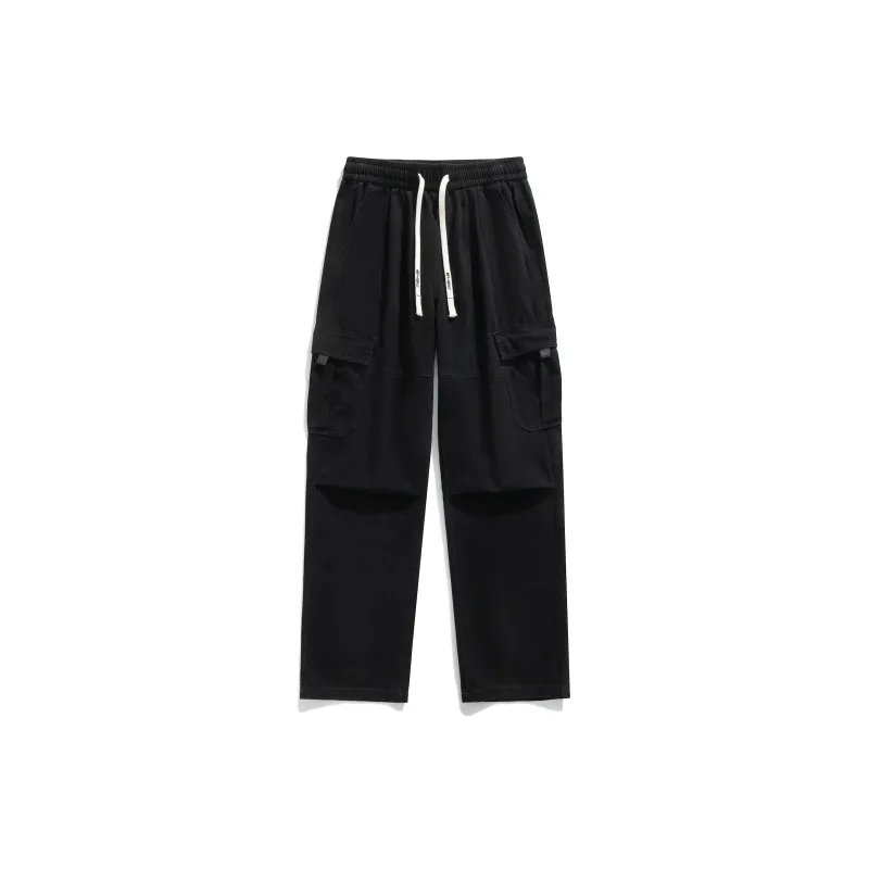 P8H9 Casual Pants Unisex Stone Gray-9