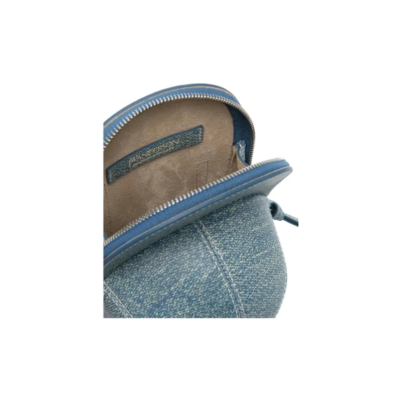 JW Anderson Denim Crossbody Bag, Shoulder Bag Medium Size Men's Blue-1