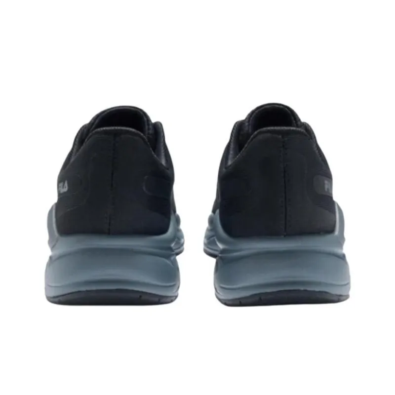 FILA Slip-Resistant Low-Top Running Shoes Unisex Black-1