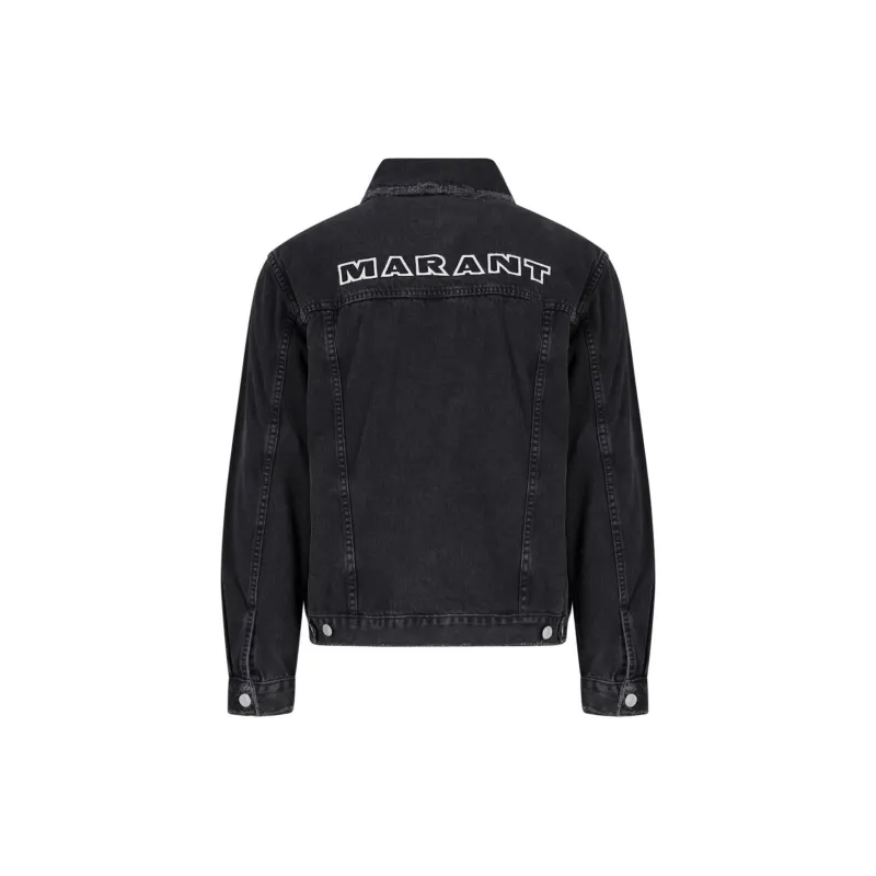 ISABEL MARANT Denim Jacket Men's Black-1