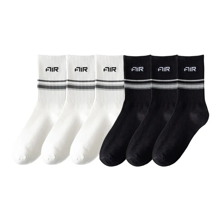 Cotton Gene Mid Calf Socks Unisex Combo Set-7