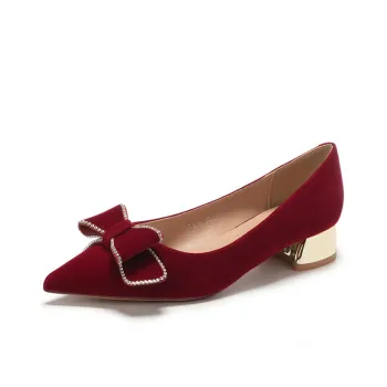 QITUMAUL High Heels Women's Red
