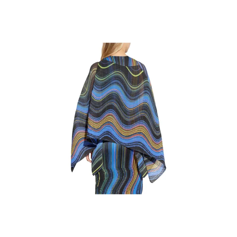 PLEATS PLEASE ISSEY MIYAKE Multicolor Poncho-3