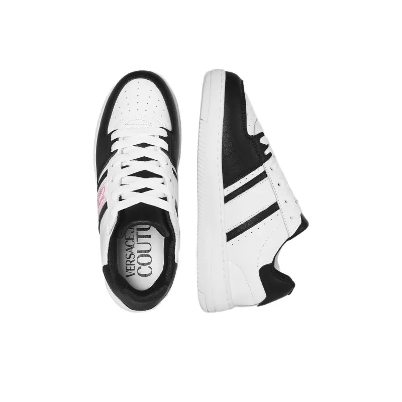 VERSACE JEANS COUTURE Meyssa Low Top Skateboard Shoes Women's White-3