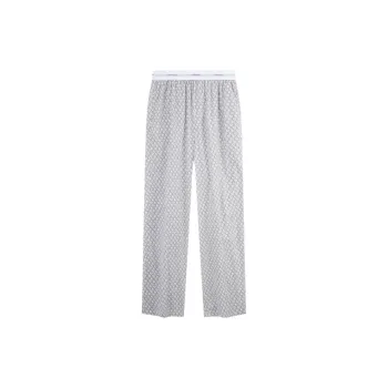 CALVIN KLEIN Pajama Pants Women's White Base Letter