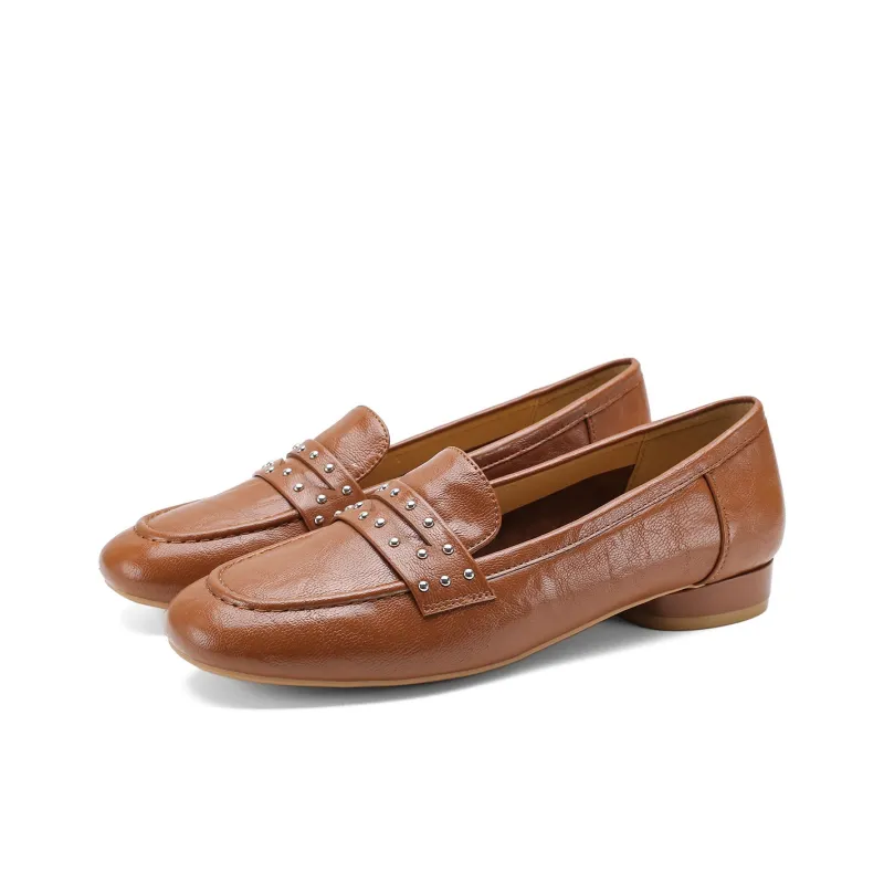 SAFIYA Loafers Women's Black, Beige, Caramel-11