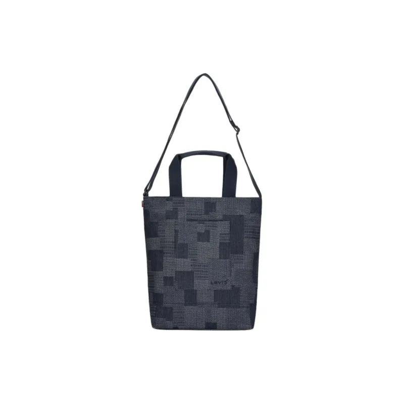 Levi's Cotton Blend Tote Bag, Shopping Bag, Shoulder Bag, Crossbody Bag, Handbag Regular Men's Dark Blue-0
