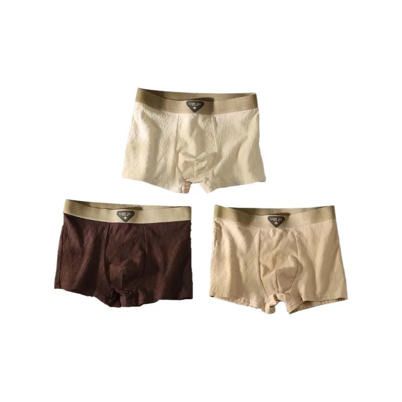 Cotton Gene Square-cut Underwear Men's 3 Pack-6