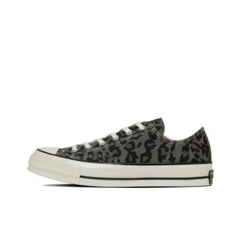 Converse Anti Slip Wear Resistant Low Top Canvas Shoes Unisex Gray