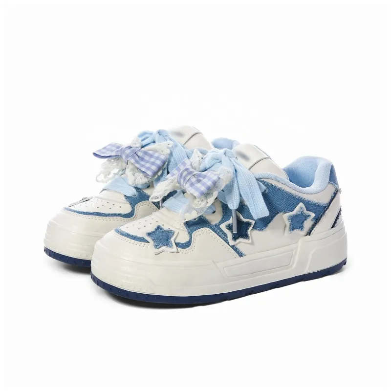 KAAVER OTTO Skateboard Shoes Women's Low Top White-26