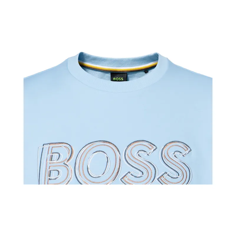 HUGO BOSS Sweatshirt Men's Light Blue-4