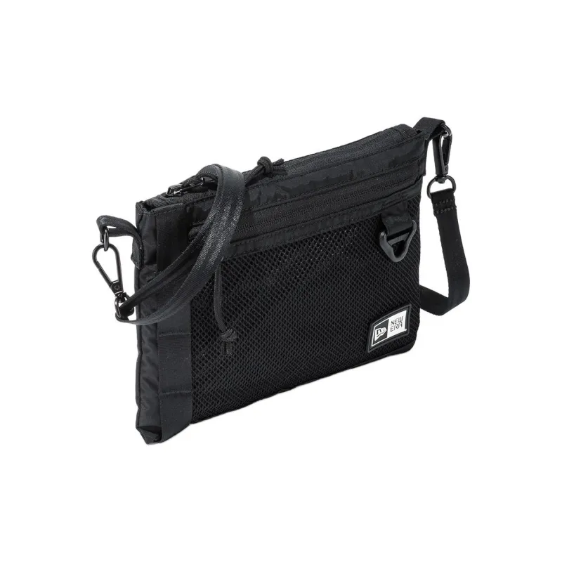 New Era Nylon Shoulder Bag Unisex Black-2