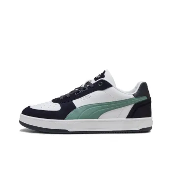 PUMA Caven 2.0 Anti Slip Wear Resistant Low Top Skateboard Shoes Unisex White Green