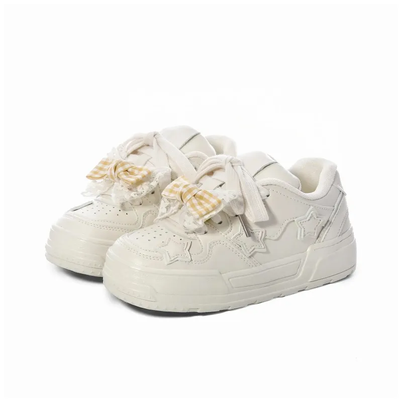 KAAVER OTTO Skateboard Shoes Women's Low Top White-14