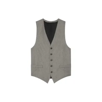 CELINE Vest In Striped Flannel