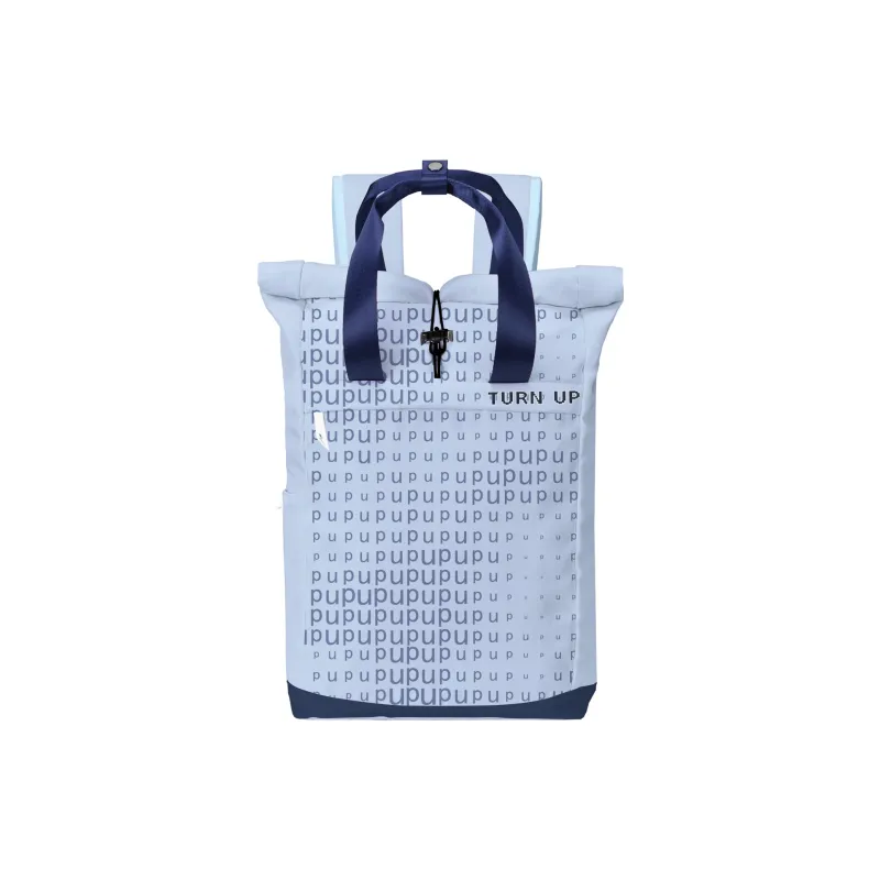 TURN UP Polyester Backpack Regular Unisex Blue-21