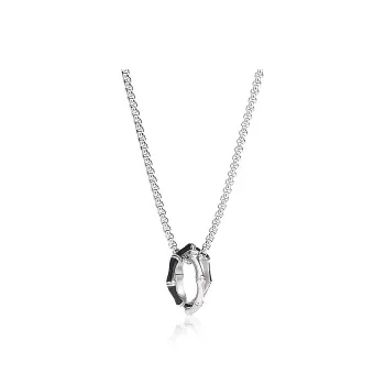 FOREVER MELODY Titanium Steel Necklaces Men's
