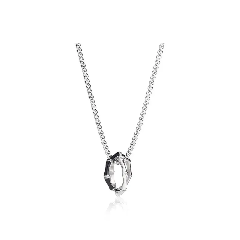 FOREVER MELODY Titanium Steel Necklaces Men's-0