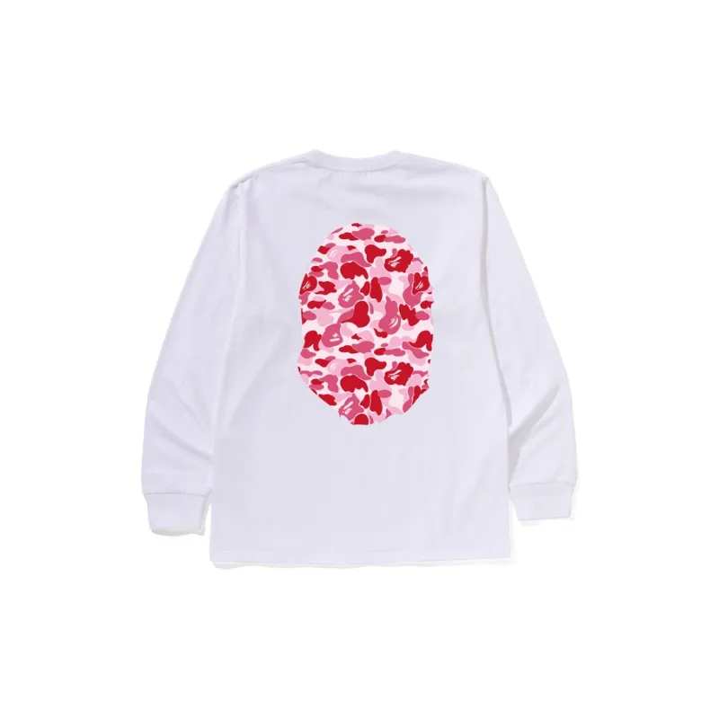 Bape Abc Camo Big Ape Head L/S Tee-11