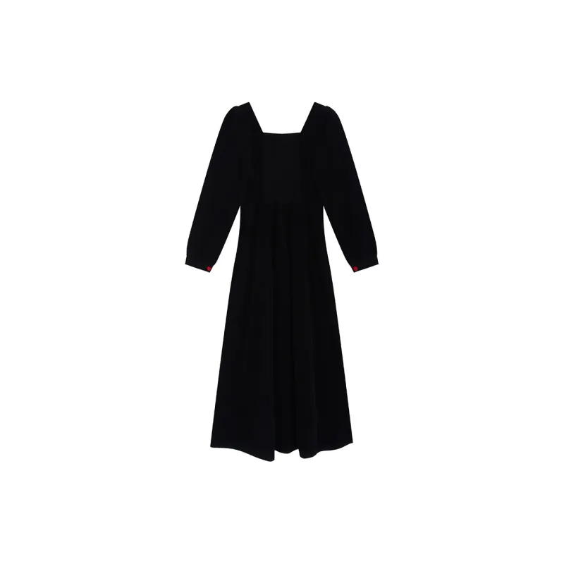 ETSE Long-Sleeved Dresses Women's Black-1