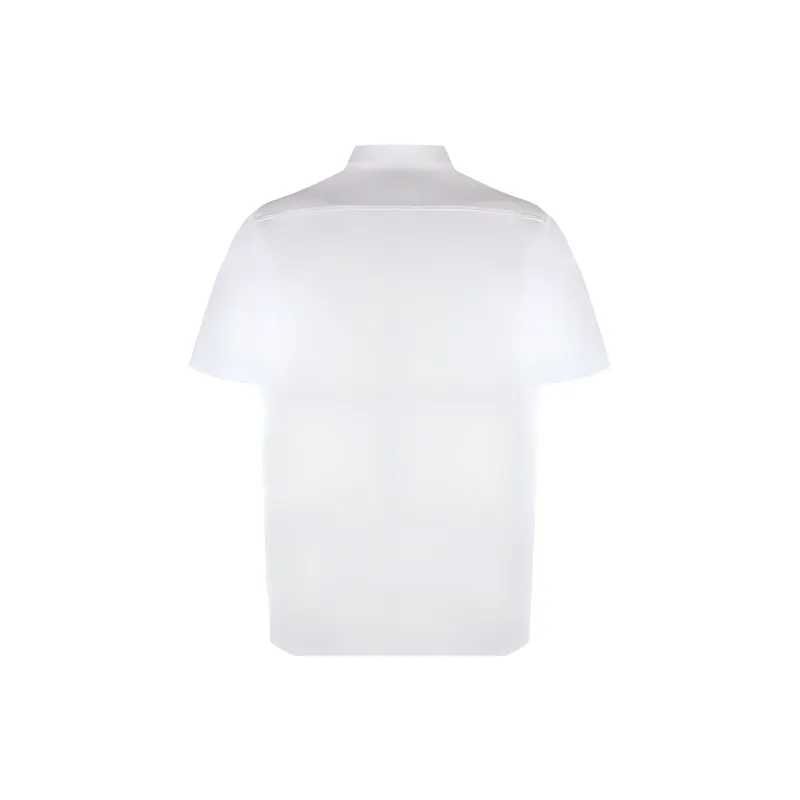 HUGO BOSS Regular Fit Shirt In Cotton Piqué Jersey Shirt Men's White-1