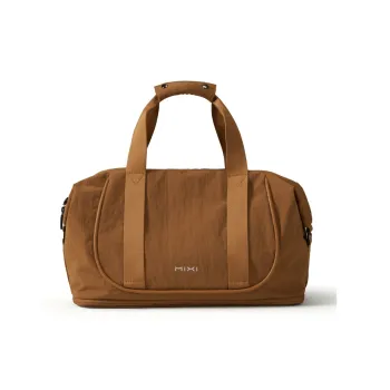 MIXI Fabric Travel Bag Large Size Unisex Mist White/Rock Brown/Night Black/Smoke Purple
