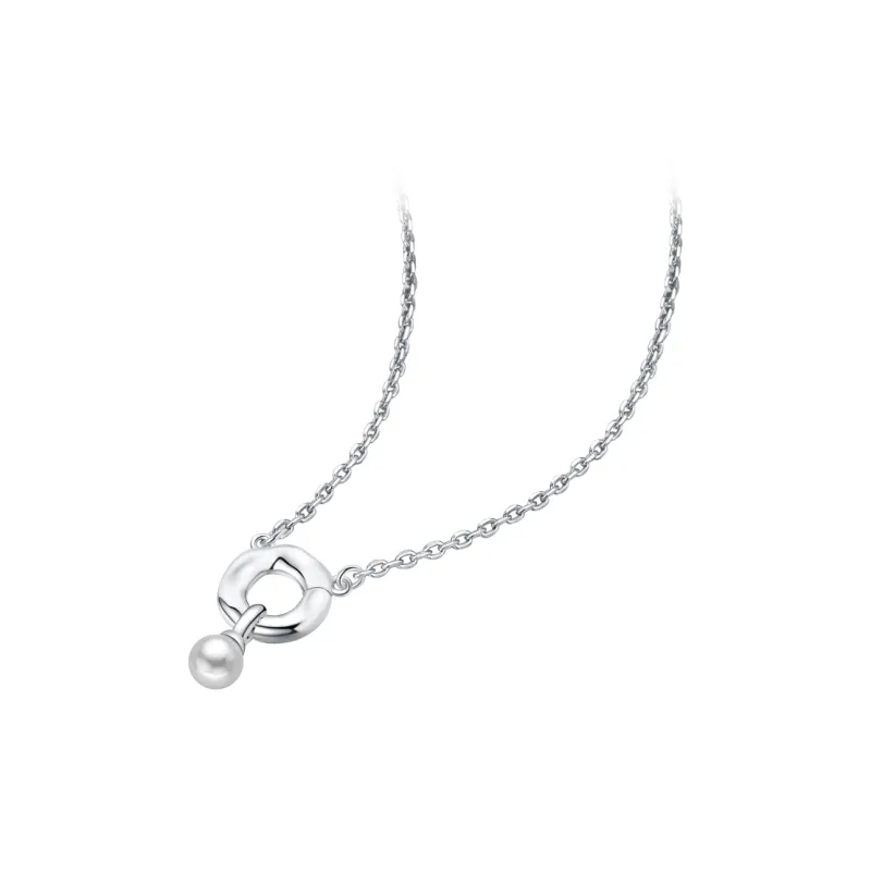 BABYBEI Shell Pearl Necklaces Women's-3