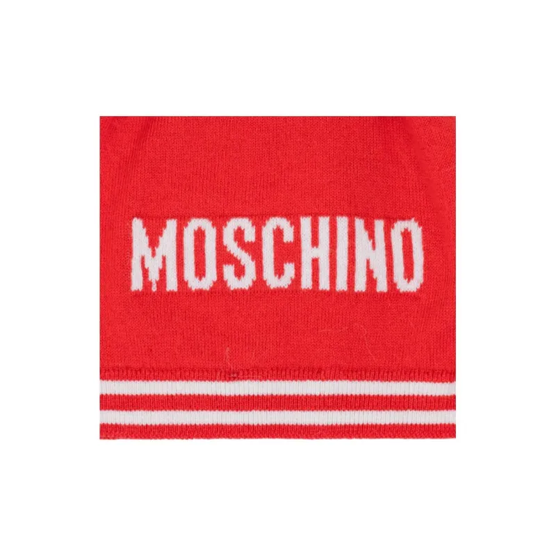 MOSCHINO Logo intarsia Beanie-3