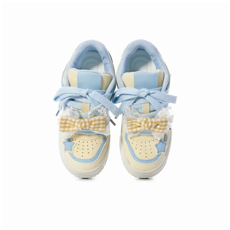 KAAVER OTTO Skateboard Shoes Women's Low Top White-3