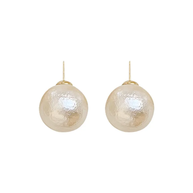 Zoo Jewel Cotton Beads Stud Earrings Women's-0