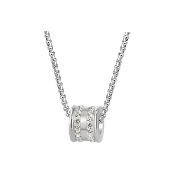 ENFANTIN Titanium Steel Zircon Necklaces Unisex