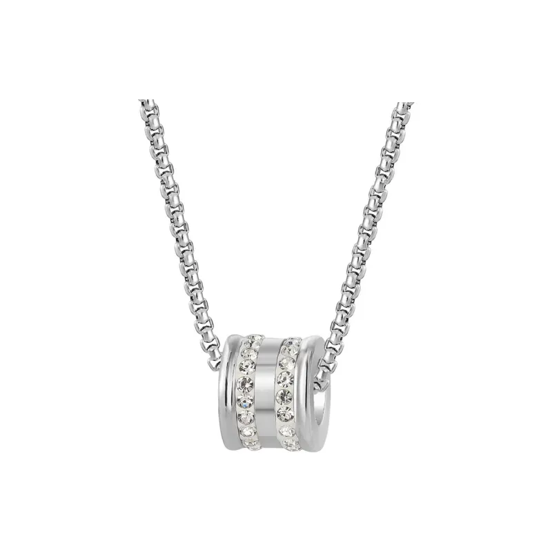 ENFANTIN Titanium Steel Zircon Necklaces Unisex-0