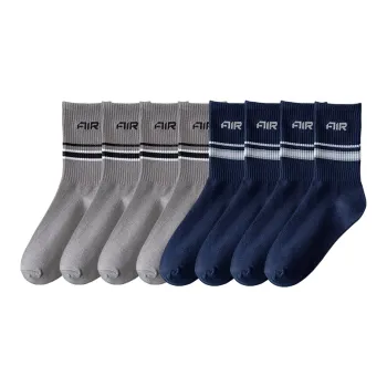 Cotton Gene Mid Calf Socks Unisex Combo Set