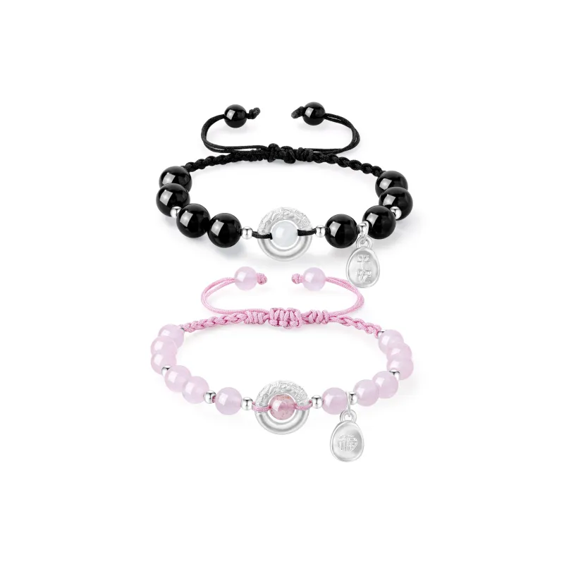 Lao Feng Xiang Agate Bracelets Unisex-12