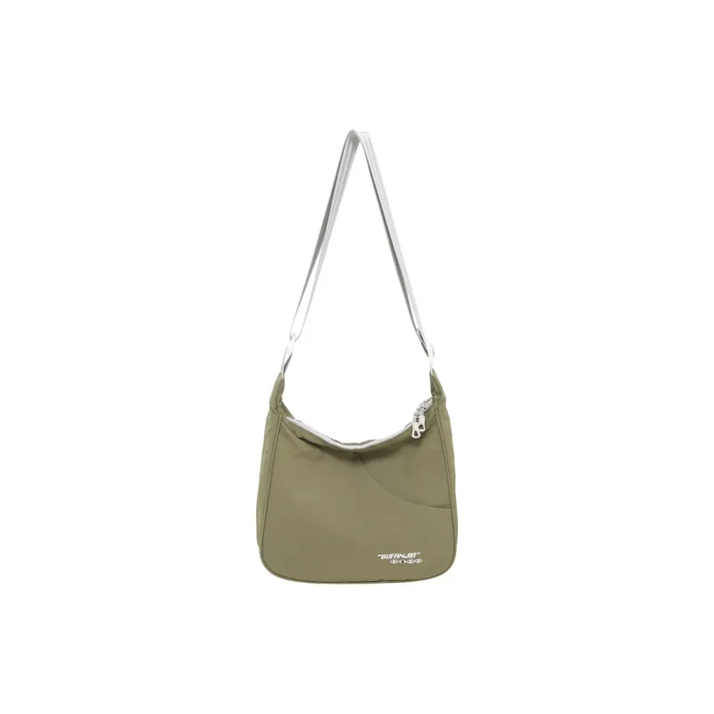 GOBLIN SHARKS 1759 Nylon Crossbody Bag Shoulder Bag Regular Unisex White/black/orange/green-21