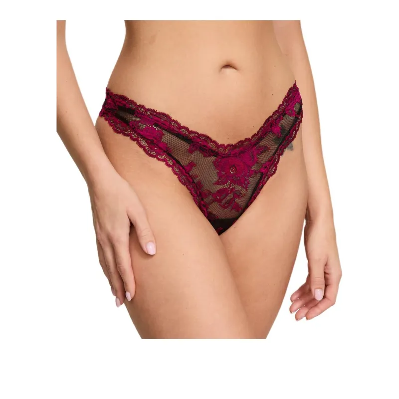 Victoria's Secret Underpants Women's 1 Pack Black Pink-0