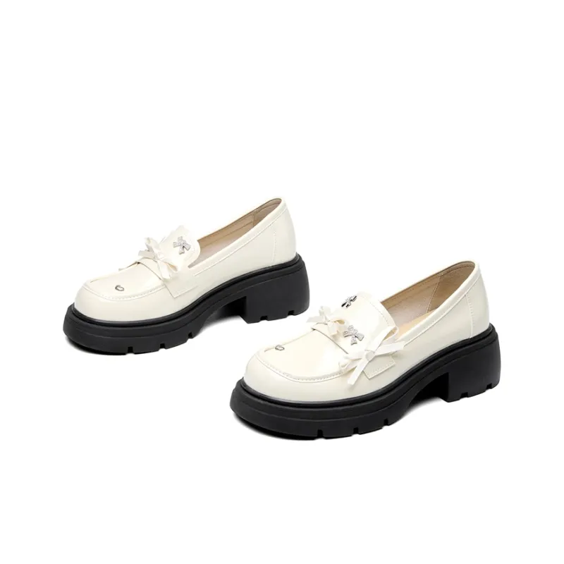 KEKAFU Loafers Women's Beige/Black-3