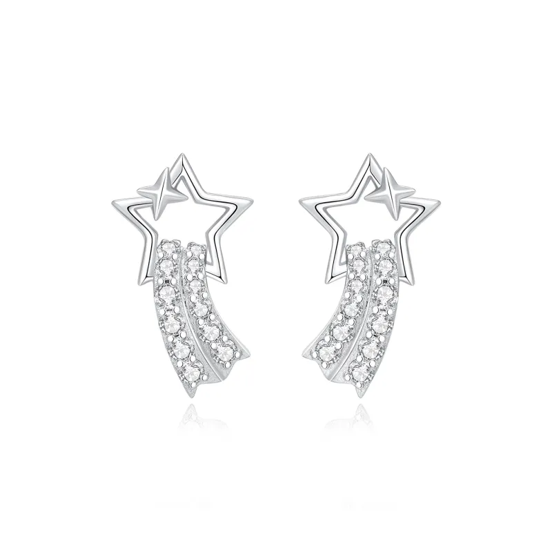 SEVEN COOK S925 Silver Stud Earrings Women's-0