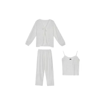Joycefuuu Bra Pajama Set Women's Ecru