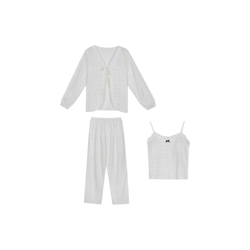 Joycefuuu Bra Pajama Set Women's Ecru-0