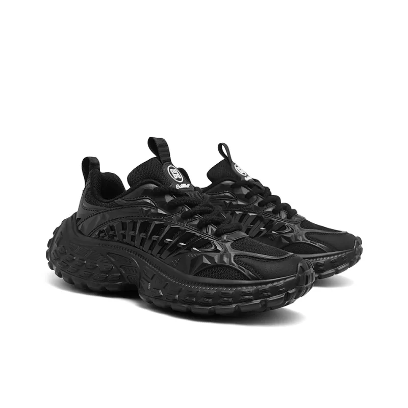 Jerden Smith Anti Slip And Wear Resistant Height Increasing Low Top Chunky Sneakers Unisex-6