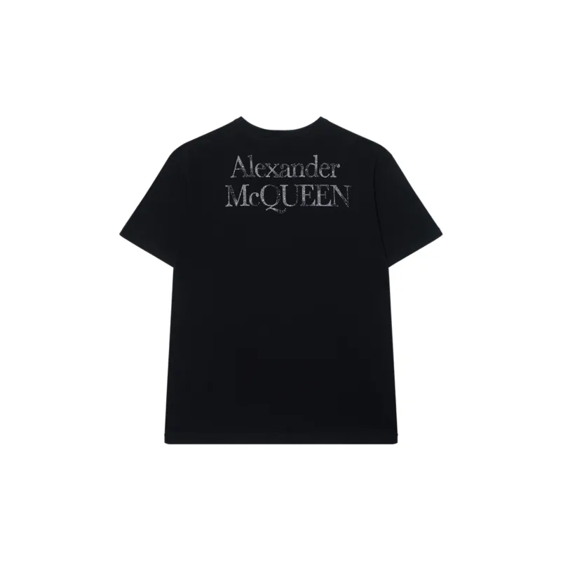 Alexander McQueen Skull Printed Crewneck T-Shirt - POIZON