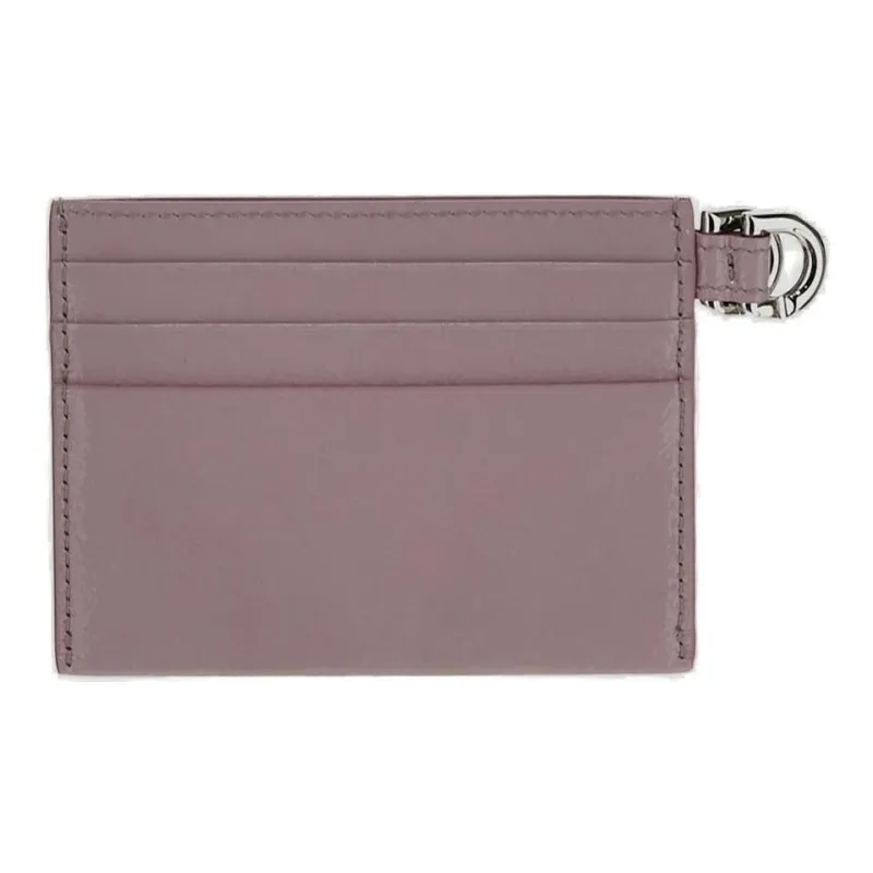 Givenchy Cow Leather Card Holder Women's Purple-2
