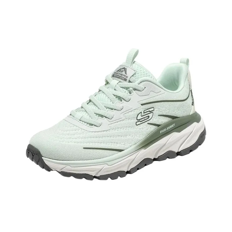 Skechers Sport Anti Slip Wear Resistant Low Top Running Shoes Women's Green-1