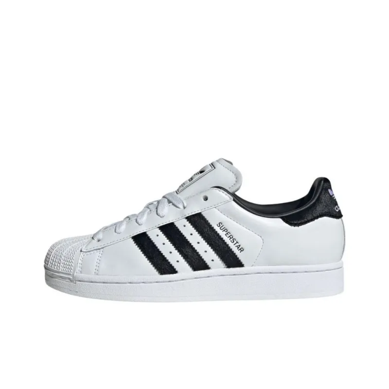 Adidas Superstar Ii White Black Pony Hair Women's-0