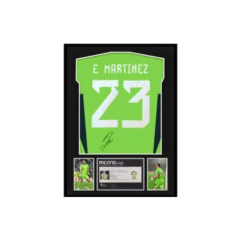 Three For Argentina National Team Jersey Exquisite Mounting, Outer Frame Approx. 65x85cm Icons Certificate Unisex