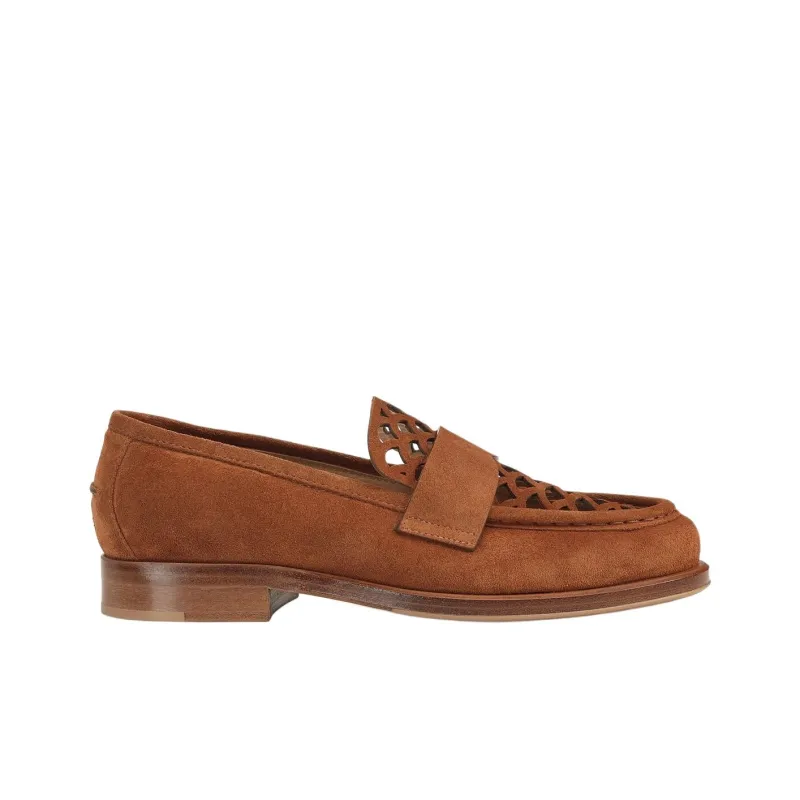 SERGIO ROSSI Sr Mermaid Loafers Women's Brown-1