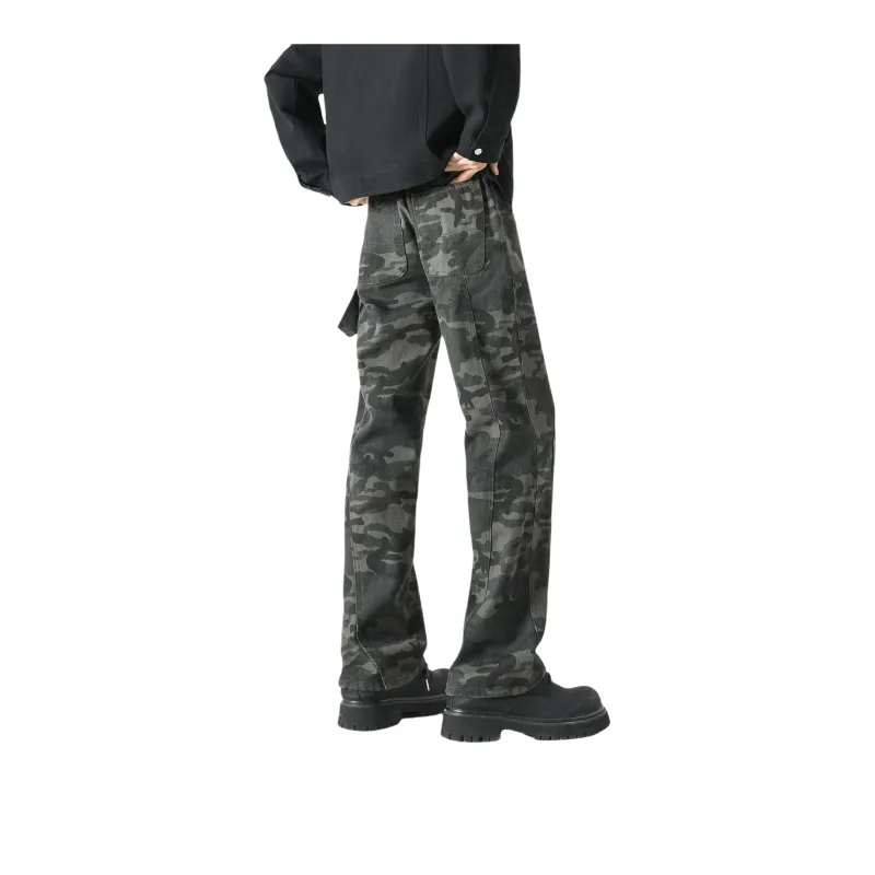 FAKE VINTAGE Jeans Unisex Camouflage-1