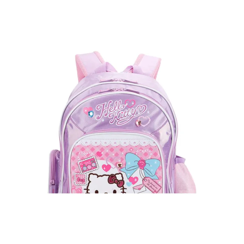 Hello Kitty Polyester Backpack Medium Size Unisex Purple Envelope-2