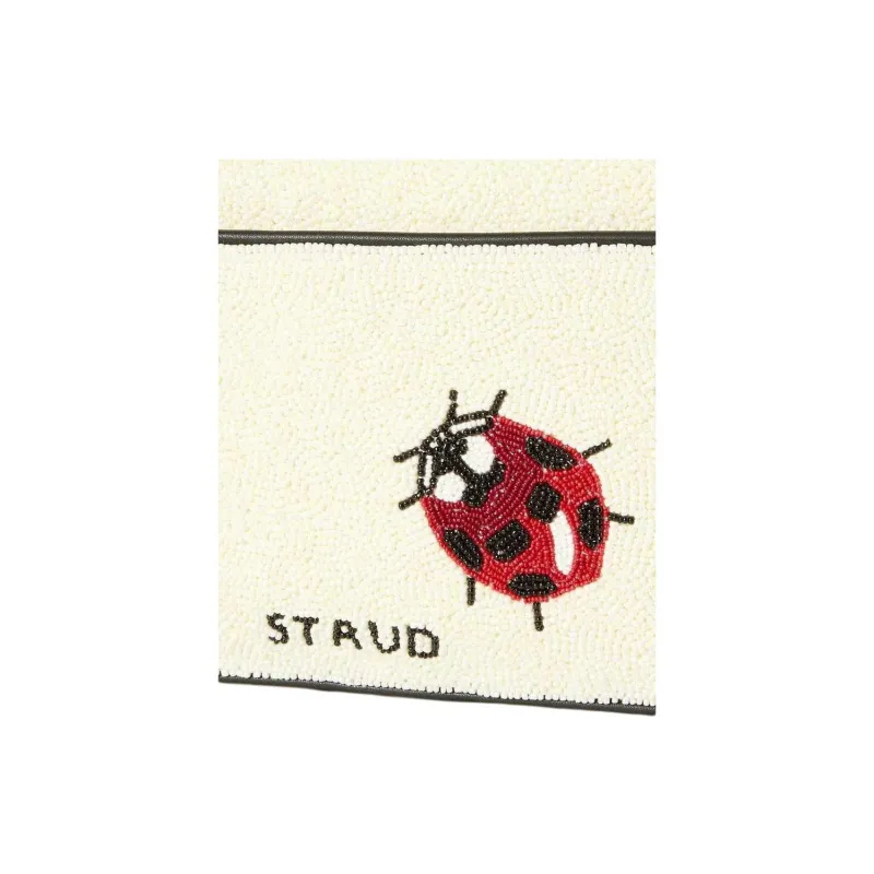 Staud TOMMY Glass Shoulder Bag Medium Size Women's White-2